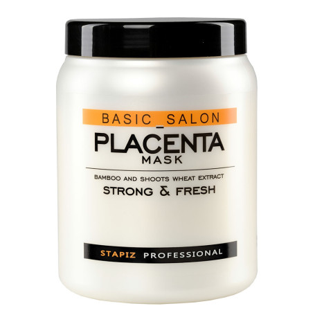 Basic Salon Placenta Mask maska do włosów z ekstraktami z bamb