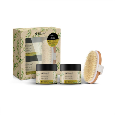 Naturro Special Gift Box zestaw masło do ciała 150ml + peeling