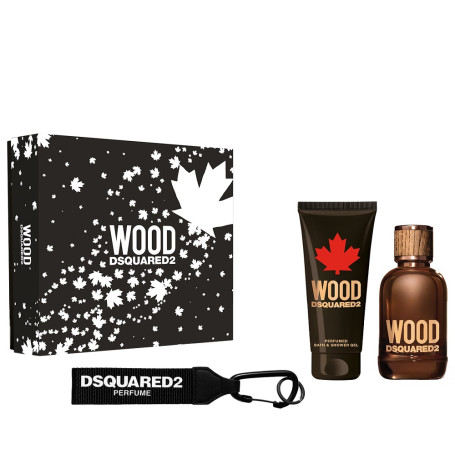 Wood Pour Homme zestaw woda toaletowa spray 100ml + żel pod pry