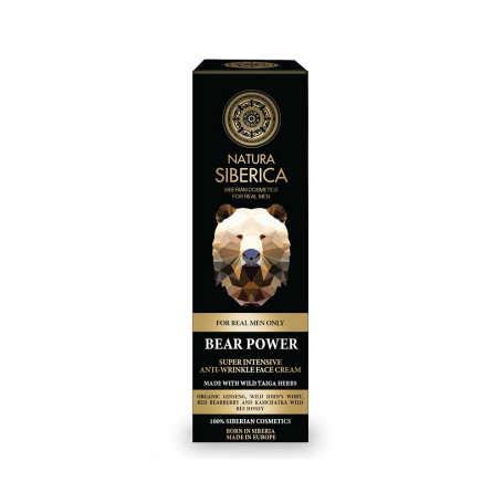 Men Bear Power przeciwzmarszczkowy krem do twarzy dla mężczyzn