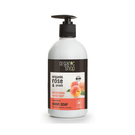 Rose Peach Hand Soap odżywcze mydło do rąk Rose & Peach 500ml