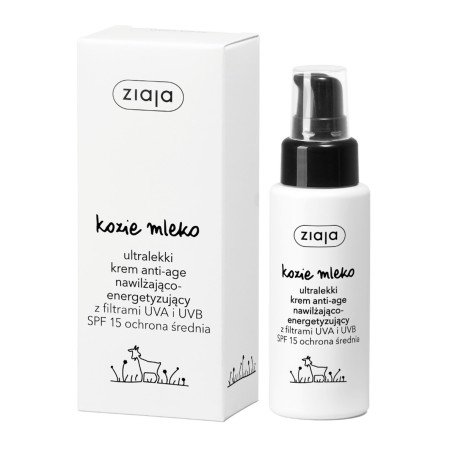 Kozie Mleko ultralekki krem anti-age nawilżająco-energetyzują