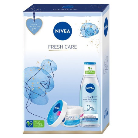 Fresh Care zestaw lekki odżywczy krem do twarzy 5w1 100ml + pie