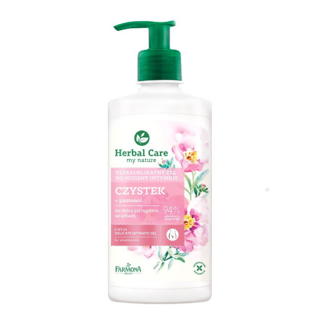 Herbal Care ultradelikatny żel do higieny intymnej Czystek 330m