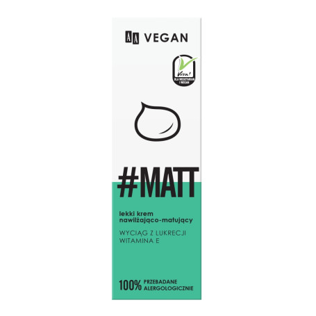 Vegan lekki krem nawilżająco-matujący 40ml
