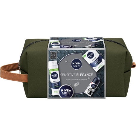 Men Sensitive Elegance zestaw łagodząca pianka do golenia 200m