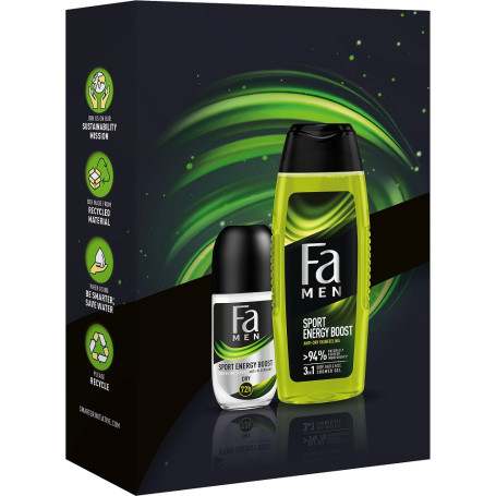 Men Sport Energy Boost zestaw żel pod prysznic 250ml + antypers