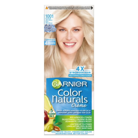Color Naturals Creme krem koloryzujący do włosów 1001 Popiela