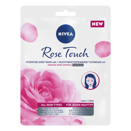 Rose Touch intensywnie nawilżająca maska z organiczną wodą r
