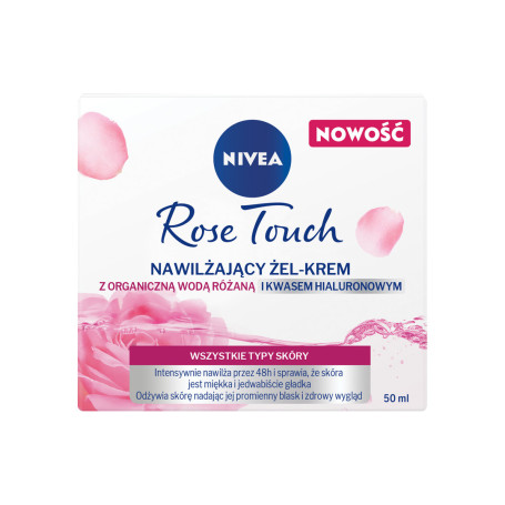 Rose Touch nawilżający żel-krem z organiczną wodą różaną