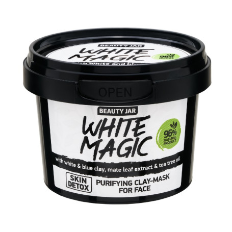White Magic oczyszczająca maska do twarzy z wyciągiem z liści