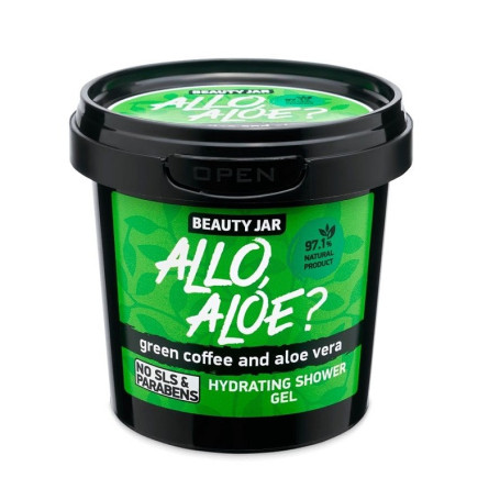 Allo Aloe? nawilżający żel pod prysznic z zieloną kawą i al