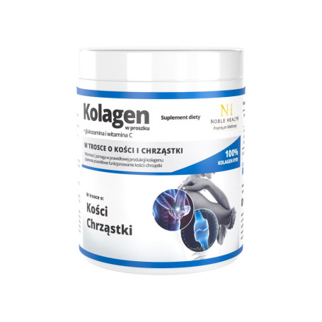 Premium Wellness kolagen w proszku + glukozamina i witamina C 10