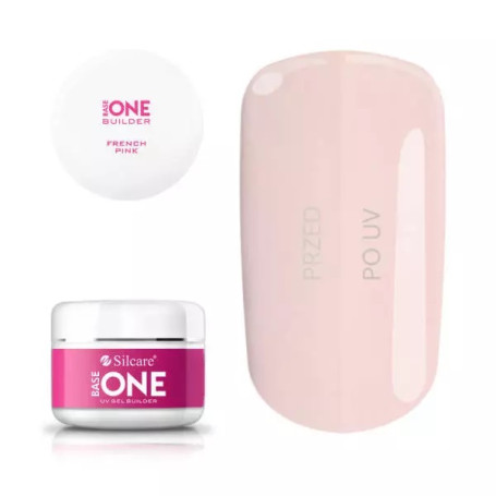 Base One French Pink żel budujący do paznokci 100g