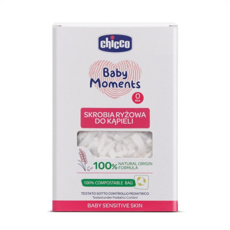 Baby Moments organiczna skrobia ryżowa do kąpieli 0m+ 250g