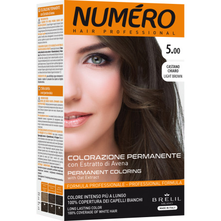 Permanent Coloring farba do włosów 5.00 Light Brown 140ml