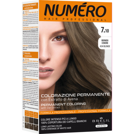 Permanent Coloring farba do włosów 7.10 Ash Blonde 140ml