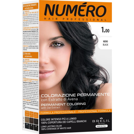 Permanent Coloring farba do włosów 1 Black 140ml
