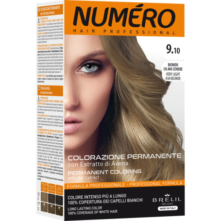 Permanent Coloring farba do włosów 9.10 Very Light Ash Blonde 