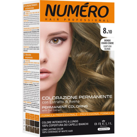 Permanent Coloring farba do włosów 8.10 Light Ash Blonde 140ml