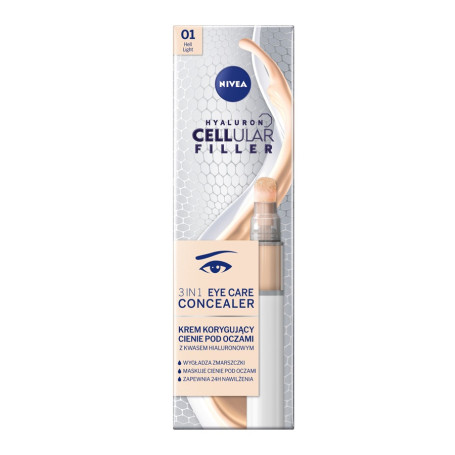 Hyaluron Cellular Filler 3In1 Eye Care Concealer krem korygując