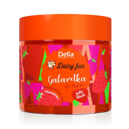Dairy Fun galaretka do mycia ciała Truskawkowe Pole 250ml