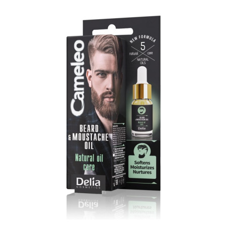 Men Beard & Moustache olejek do brody i wąsów 10ml