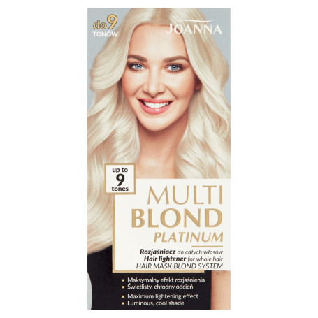 Multi Blond Platinum rozjaśniacz do całych włosów do 9 tonó
