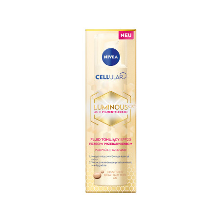 Cellular Luminous 630 SPF20 fluid tonujący na dzień przeciw pr