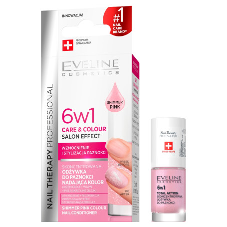 Nail Therapy Professional 6w1 Care & Colour skoncentrowana odży