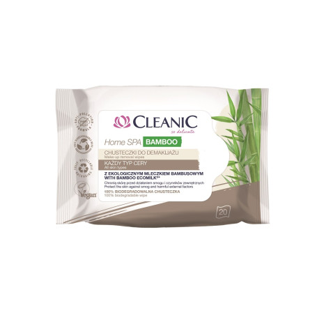 Home SPA Bamboo chusteczki do demakijażu do każdego typu cery 