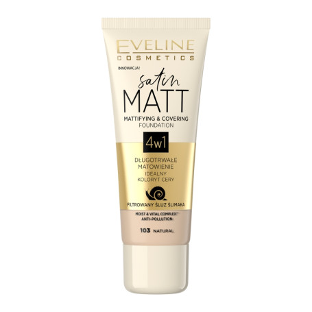 Satin Matt Foundation matujący podkład do twarzy 103 Natural 3