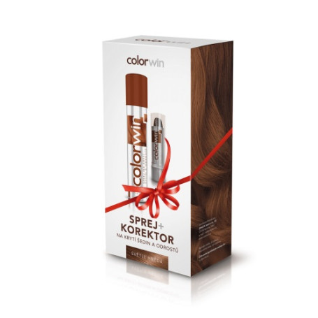 Zestaw Retouch spray do retuszowania odrostów 75ml + korektor 4