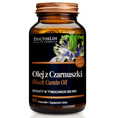 Black Cumin Oil olej z czarnuszki 1000mg suplement diety 60 kaps