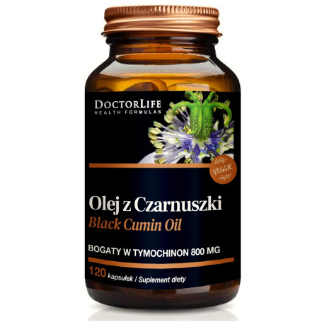 Black Cumin Oil olej z czarnuszki 1000mg suplement diety 120 kap