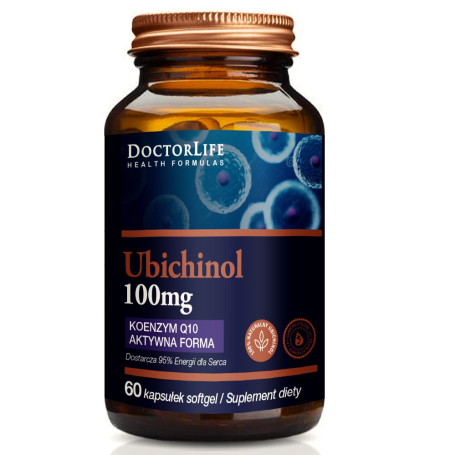 Ubichinol koenzym Q10 aktywna forma 100mg suplement diety 60 kap
