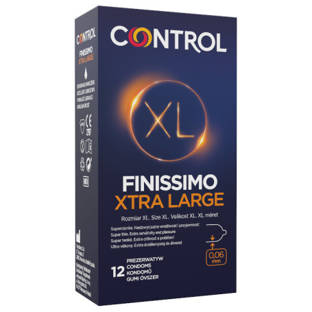 Finissimo Xtra Large bardzo cienkie prezerwatywy z naturalnego l