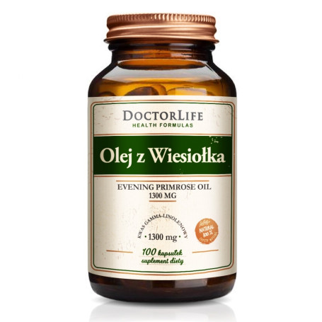Olej z wiesiołka 1300mg suplement diety 100 kapsułek