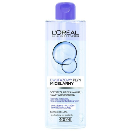Skin Expert dwufazowy płyn micelarny każdy typ skóry 400ml