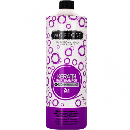 Keratin Hair Shampoo 2in1 szampon do włosów zniszczonych 1000m