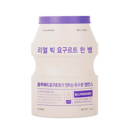 Real Big Yogurt One-Bottle maseczka w płachcie Blueberry 21g