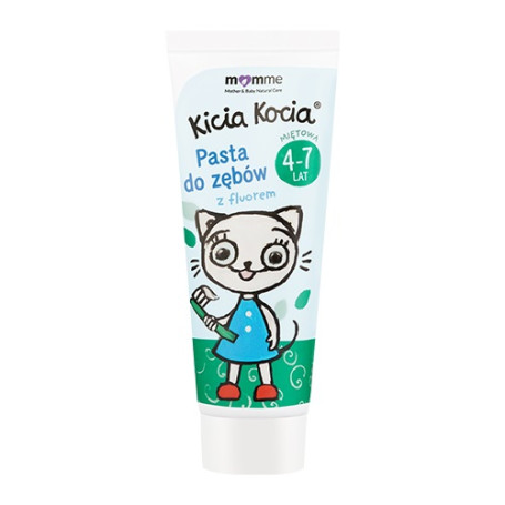 Kicia Kocia pasta do zębów z fluorem 4-7 lat Mięta 50ml