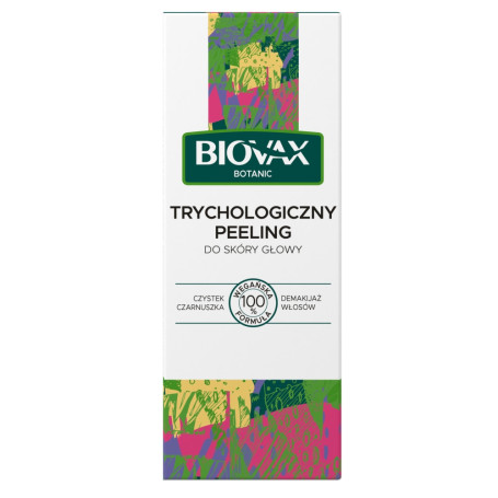 Botanic trychologiczny peeling do skóry głowy Czystek i Czarnu