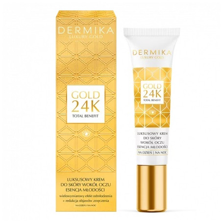 Luxury Gold 24K Total Benefit luksusowy krem do skóry wokół o