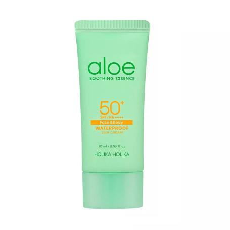 Moisturizing waterproof sunscreen with aloe vera extract  B