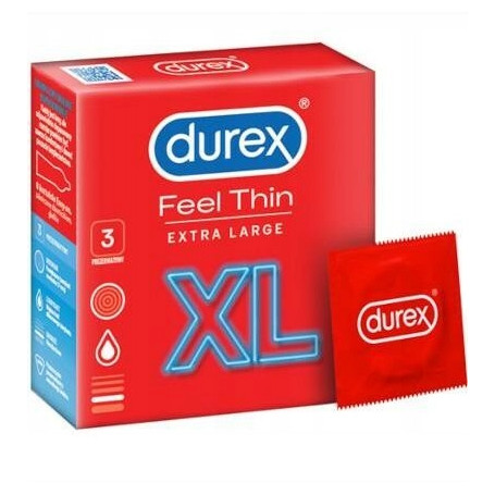Feel Thin Extra Large XL prezerwatywy lateksowe 3 szt