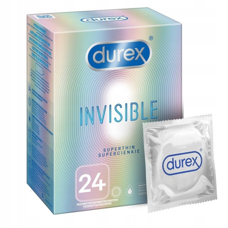 Durex prezerwatywy Invisible dla większej bliskości 24 szt cie