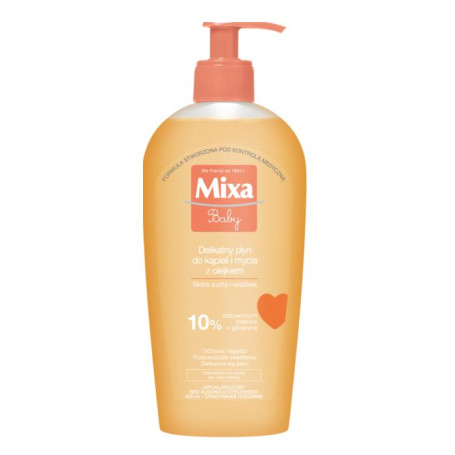 Baby delikatny płyn do kąpieli i mycia z olejkiem 400ml