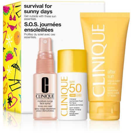 Survival For Sunny Days zestaw Moisture Surge Face Spray 30ml +