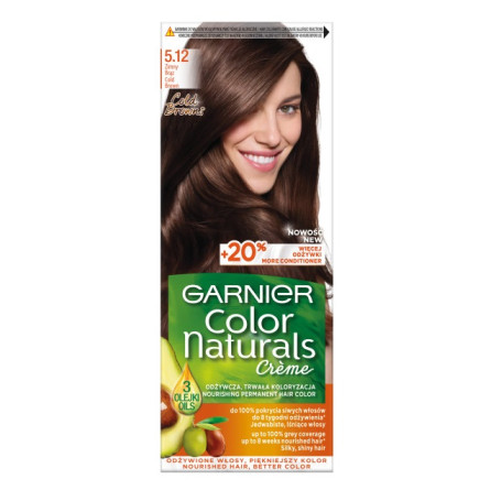 Color Naturals Creme krem koloryzujący do włosów 5.12 Zimny B